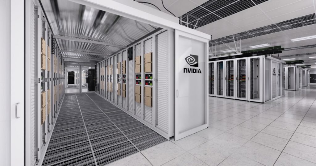 Ilustración conceptual del segmento de Data Center de NVIDIA, el principal motor de crecimiento de la compañía.