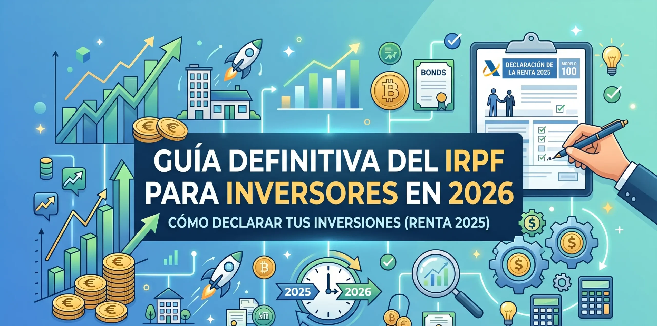 Guía Definitiva del IRPF para Inversores en 2026: Cómo Declarar tus Inversiones (Renta 2025)